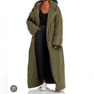 Norma Kamali Hooded Floor Length Sleeping Bag Coat - BN